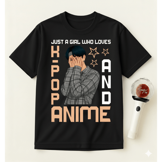 K-POP AND ANIME T-SHIRT