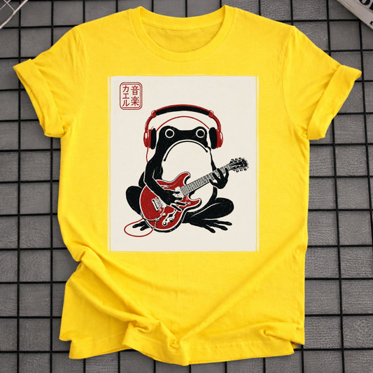 Frosch Gitarre spielend T-Shirt