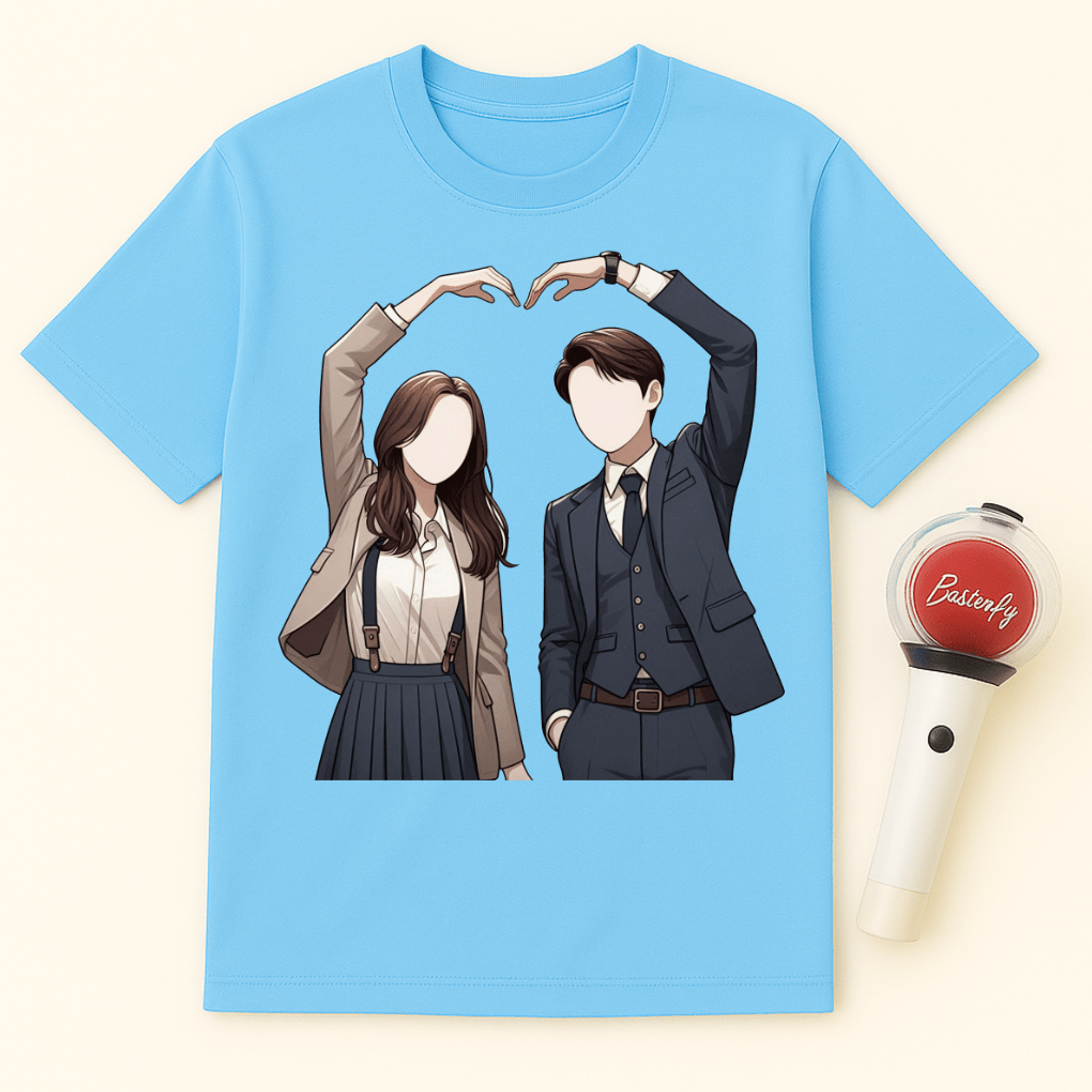 K-DRAMA COUPLE HEART UNISEX T-SHIRT
