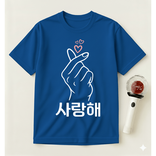 FINGER HEART SARANGHAE T-SHIRT