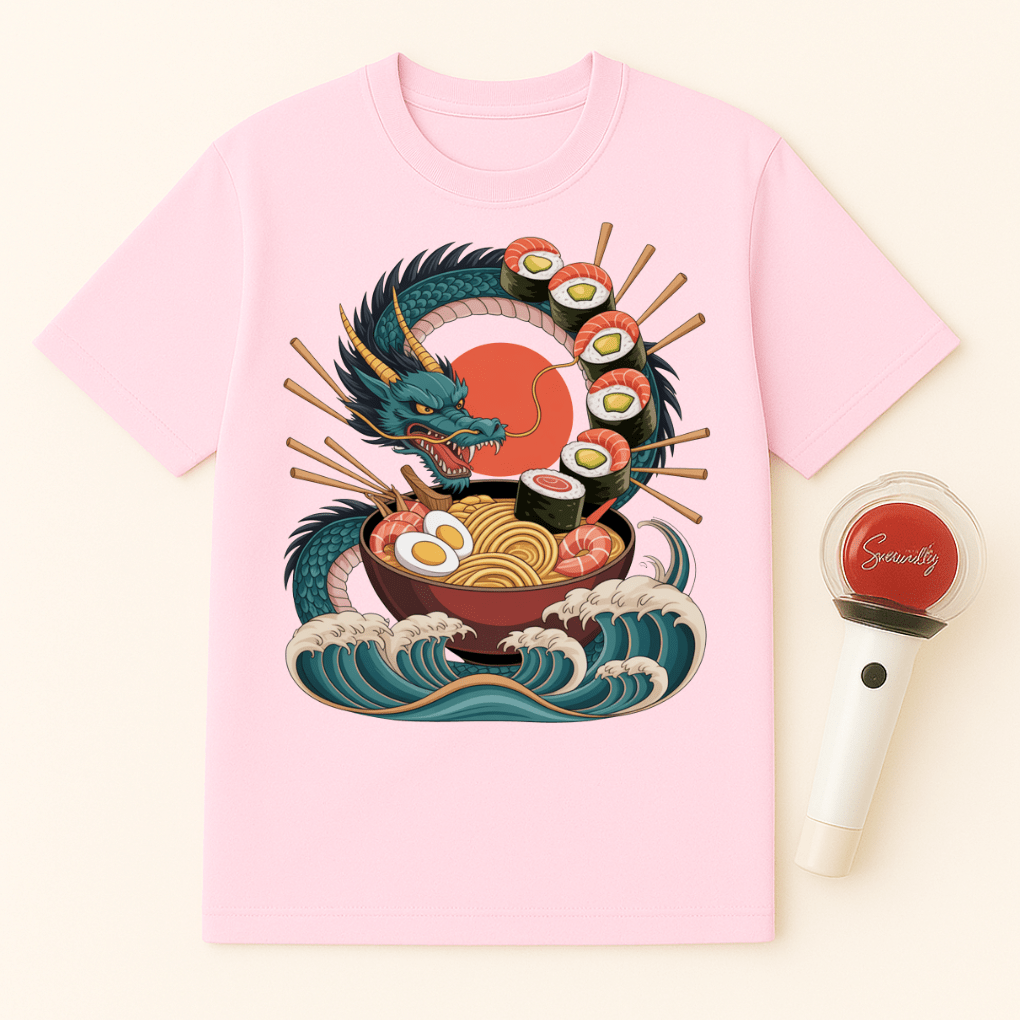 JAPANESE RAMEN DRAGON SUSHI UNISEX T-SHIRT