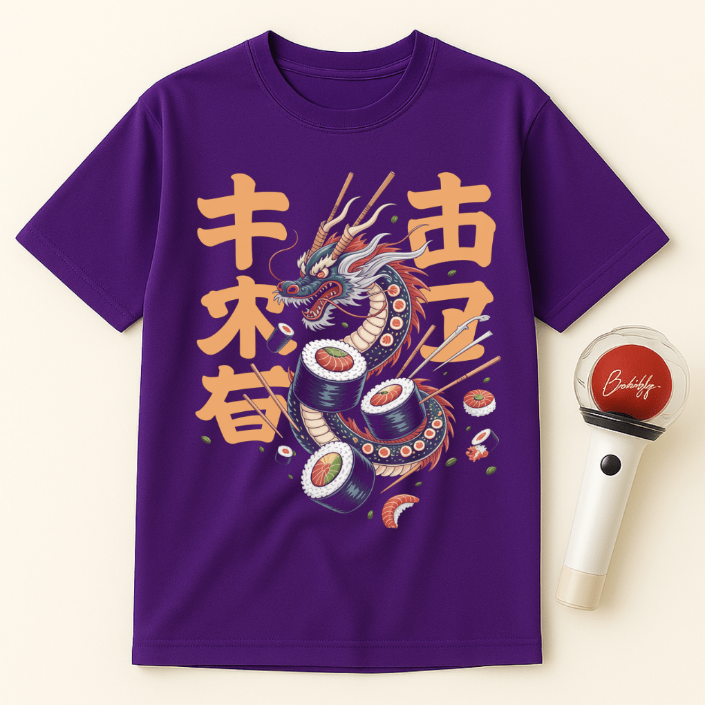 SUSHI DRAGON ROLL UNISEX T-SHIRT