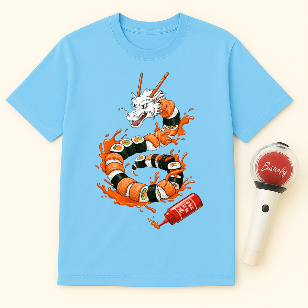 SUSHI DRAGON SRIRACHA ROLL UNISEX T-SHIRT