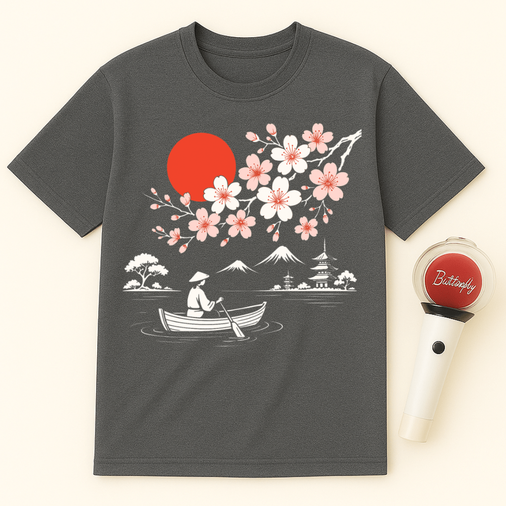 SAKURA BLOSSOMS JAPANESE UNISEX T-SHIRT