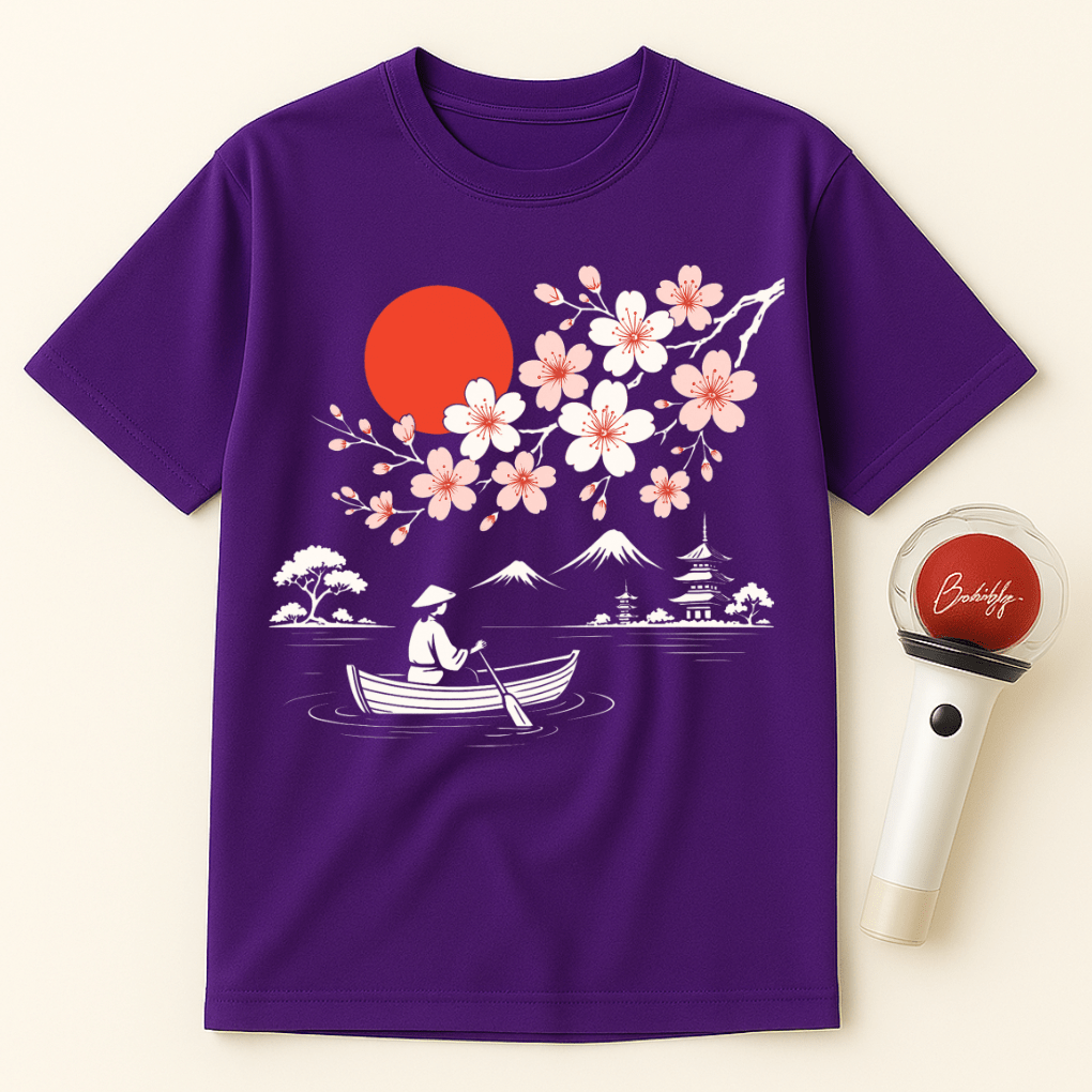 SAKURA BLOSSOMS JAPANESE UNISEX T-SHIRT