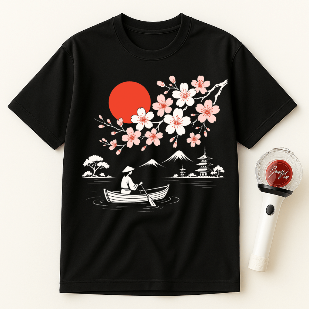 SAKURA BLOSSOMS JAPANESE UNISEX T-SHIRT