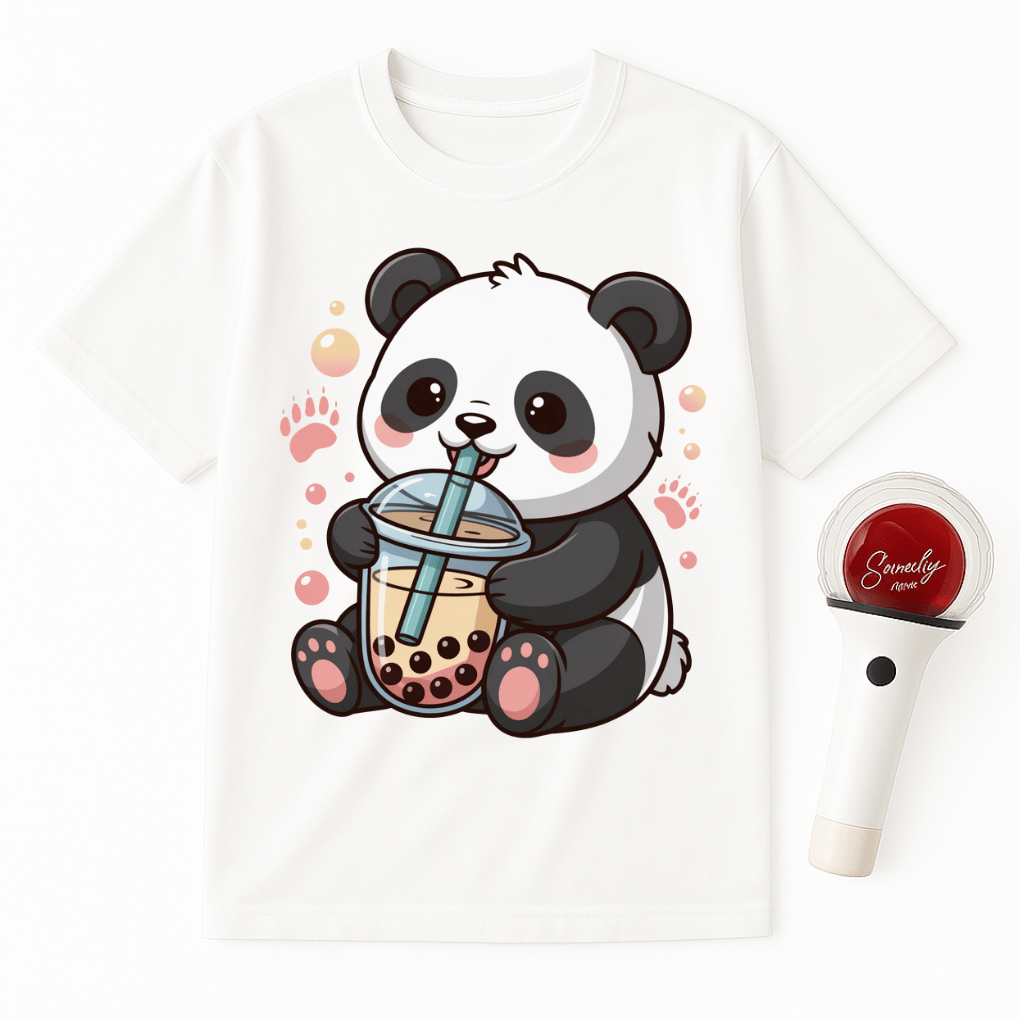 PANDA MILK TEA UNISEX T-SHIRT