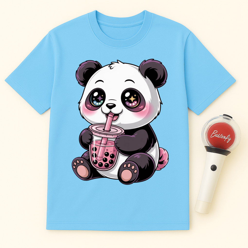 PANDA BOBA TEA UNISEX T-SHIRT