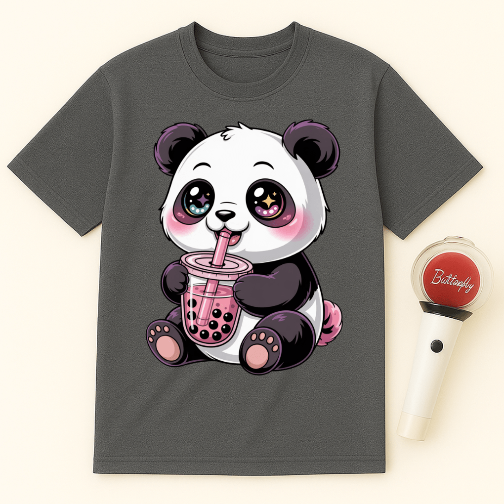 PANDA BOBA TEA UNISEX T-SHIRT