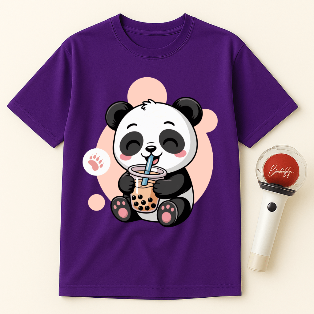 PANDA BUBBLE TEA UNISEX T-SHIRT