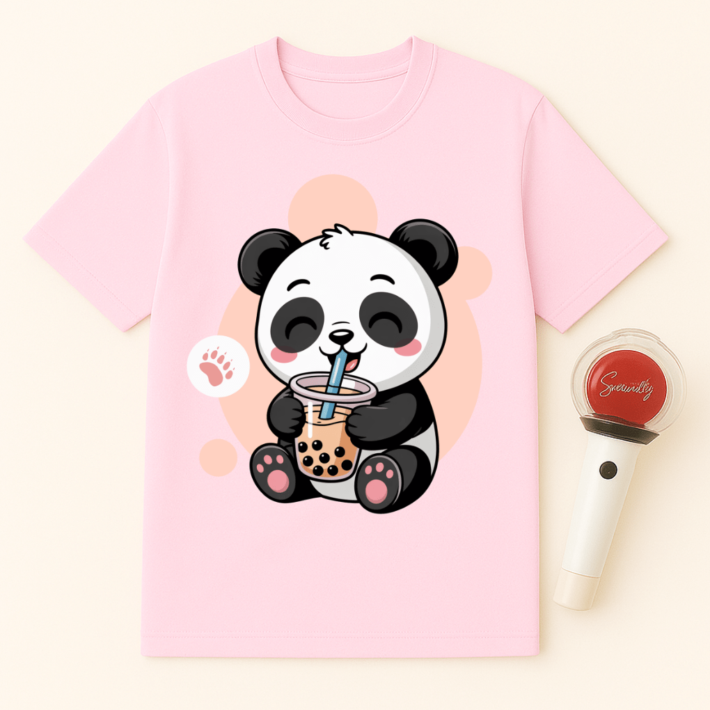 PANDA BUBBLE TEA UNISEX T-SHIRT
