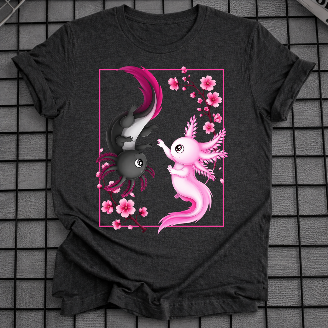 AXOLOTL YIN YANG T-SHIRT