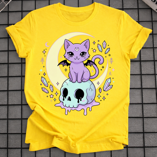 PASTEL GOTH CAT T-SHIRT