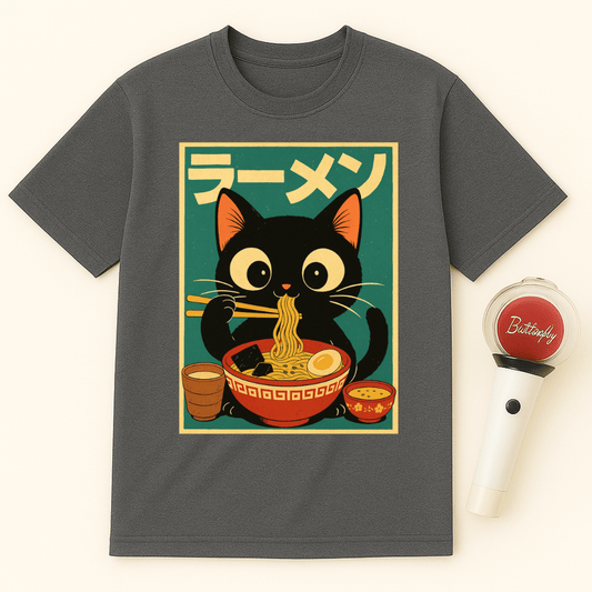JAPANESE CAT RAMEN UNISEX T-SHIRT