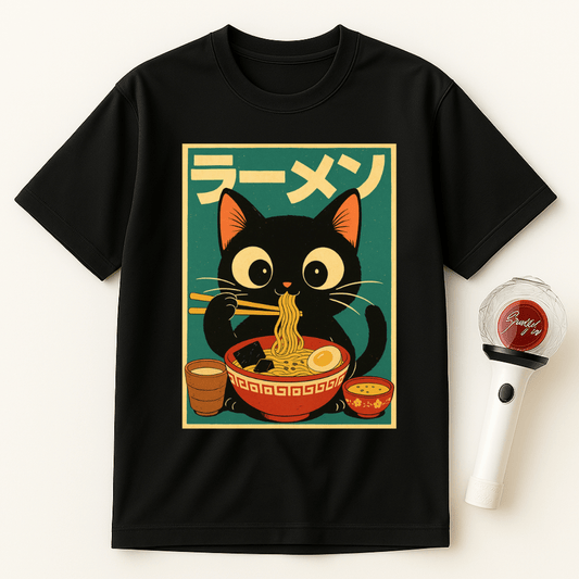 JAPANESE CAT RAMEN UNISEX T-SHIRT