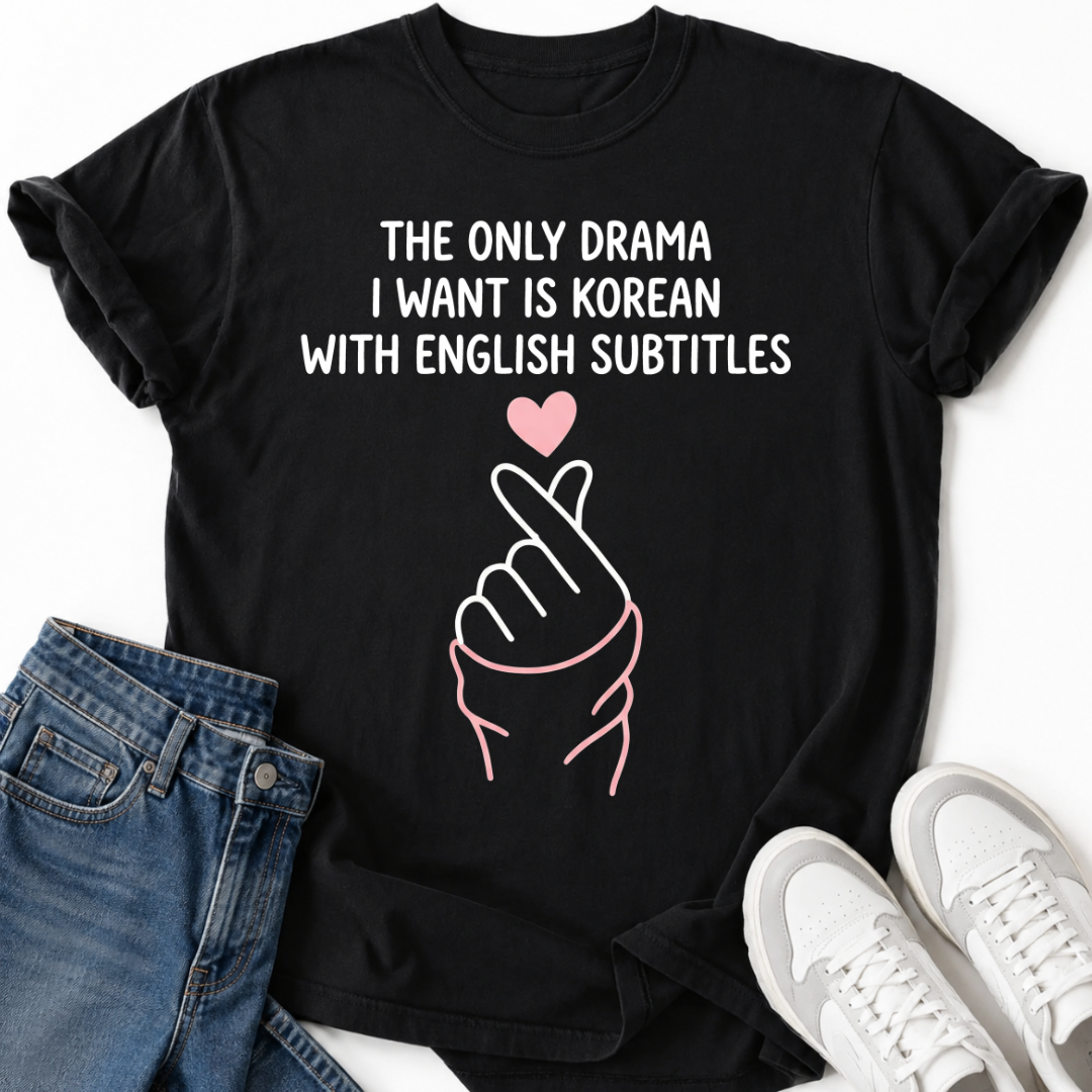 K-DRAMA ENGLISH SUBTITLES T-SHIRT