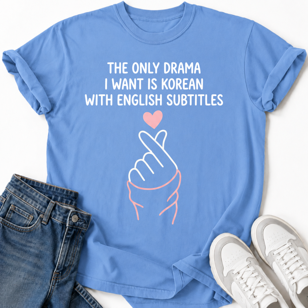 K-DRAMA ENGLISH SUBTITLES T-SHIRT