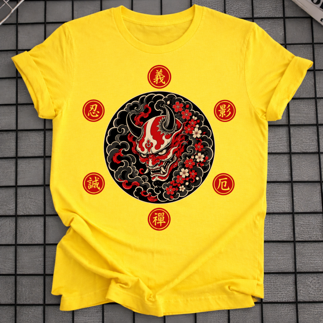 JAPANESE DEMON MASK T-SHIRT