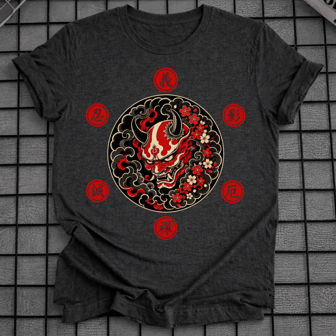 JAPANESE DEMON MASK T-SHIRT