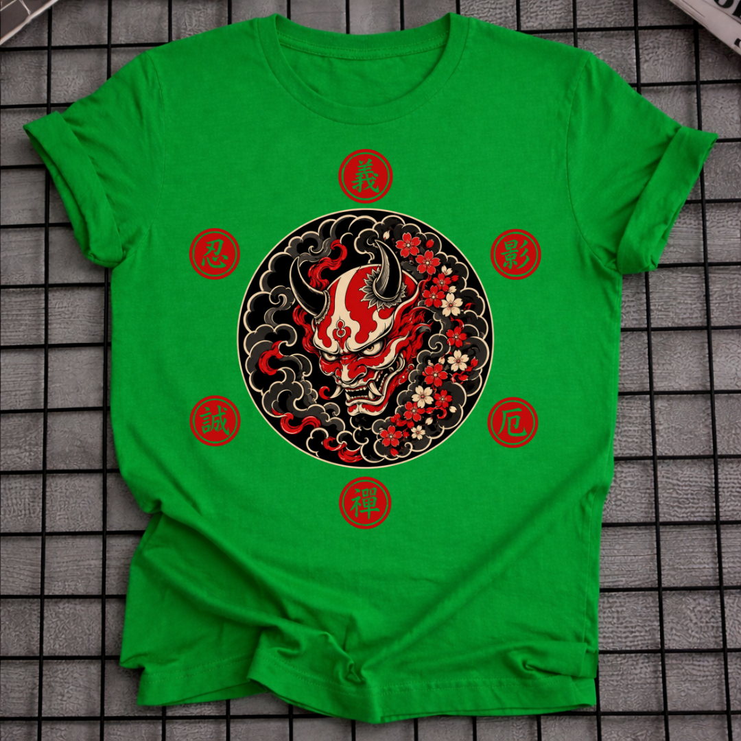 JAPANESE DEMON MASK T-SHIRT