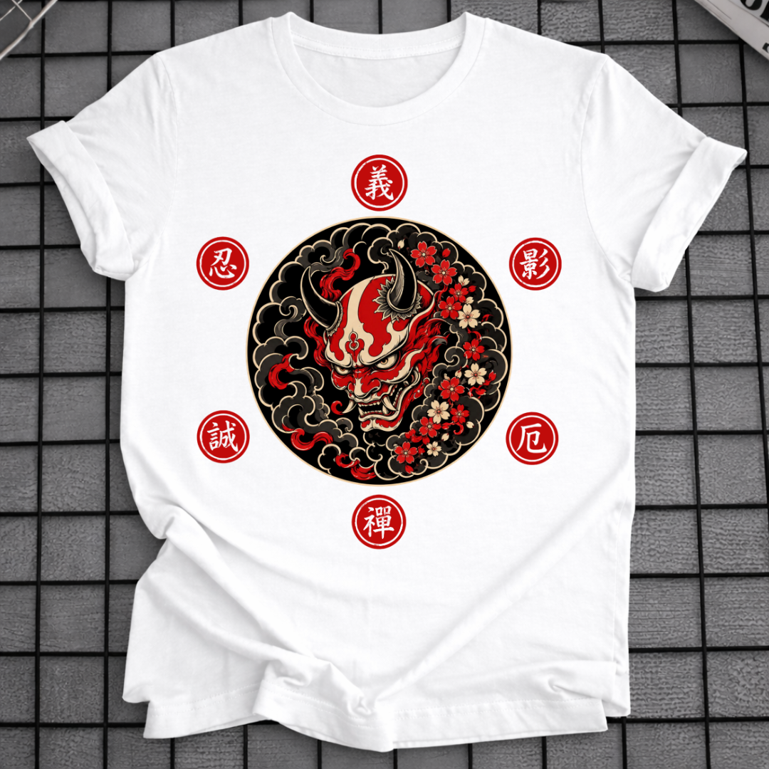 JAPANESE DEMON MASK T-SHIRT