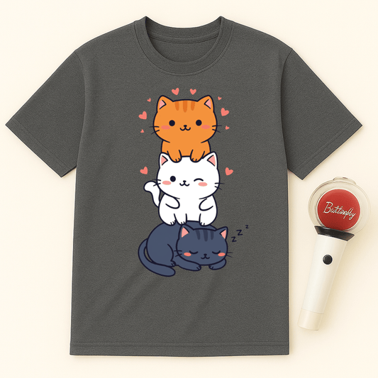 PILE CATS UNISEX T-SHIRT