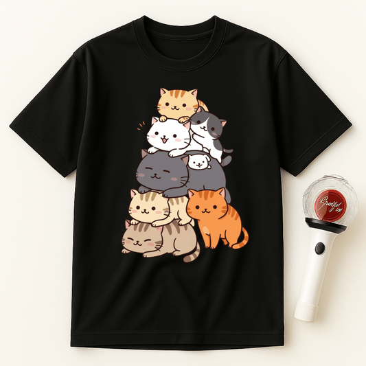 PILE CATS UNISEX T-SHIRT
