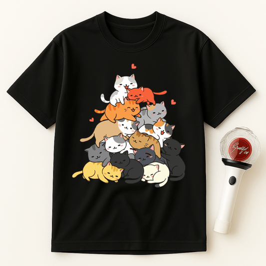 PILE CATS UNISEX T-SHIRT