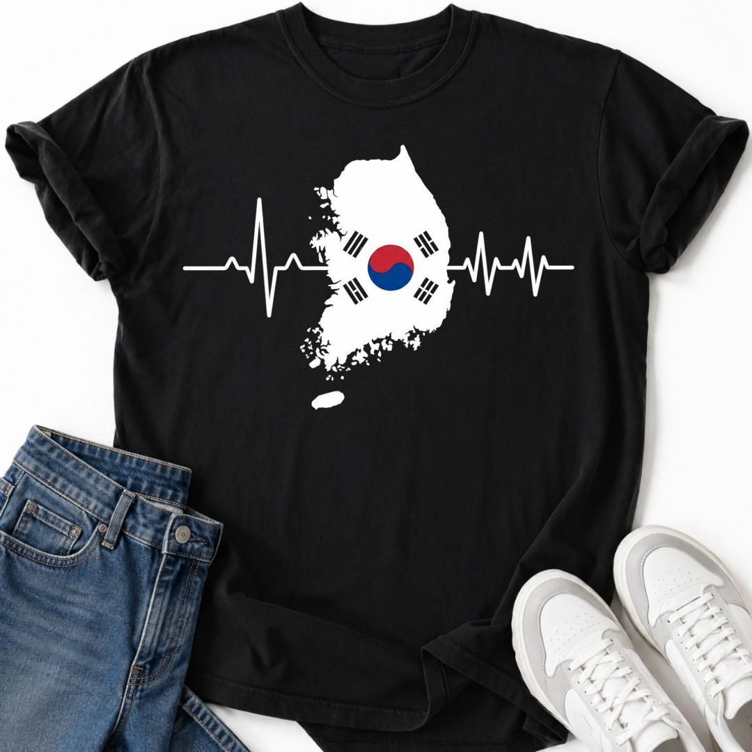 SOUTH KOREA HEARTBEAT T-SHIRT