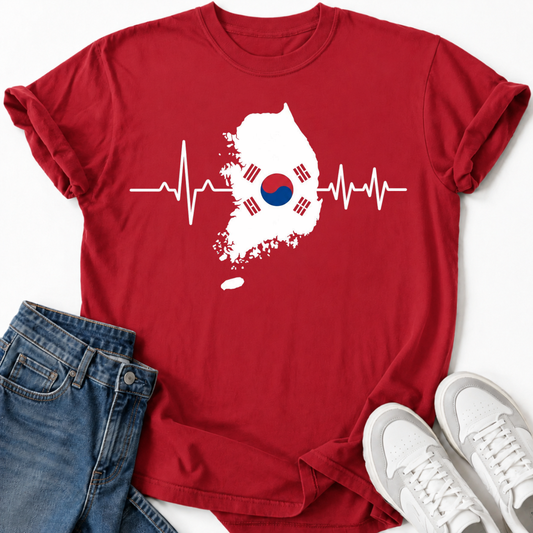 SOUTH KOREA HEARTBEAT T-SHIRT