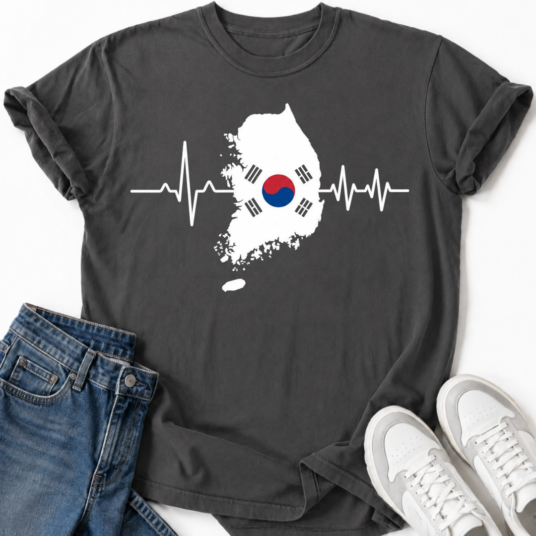 SOUTH KOREA HEARTBEAT T-SHIRT