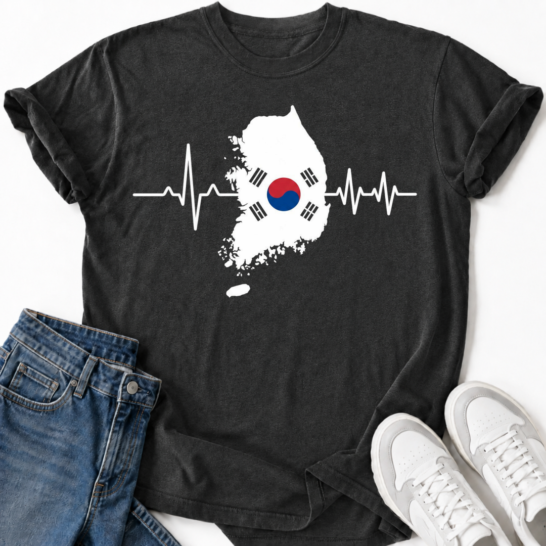 SOUTH KOREA HEARTBEAT T-SHIRT