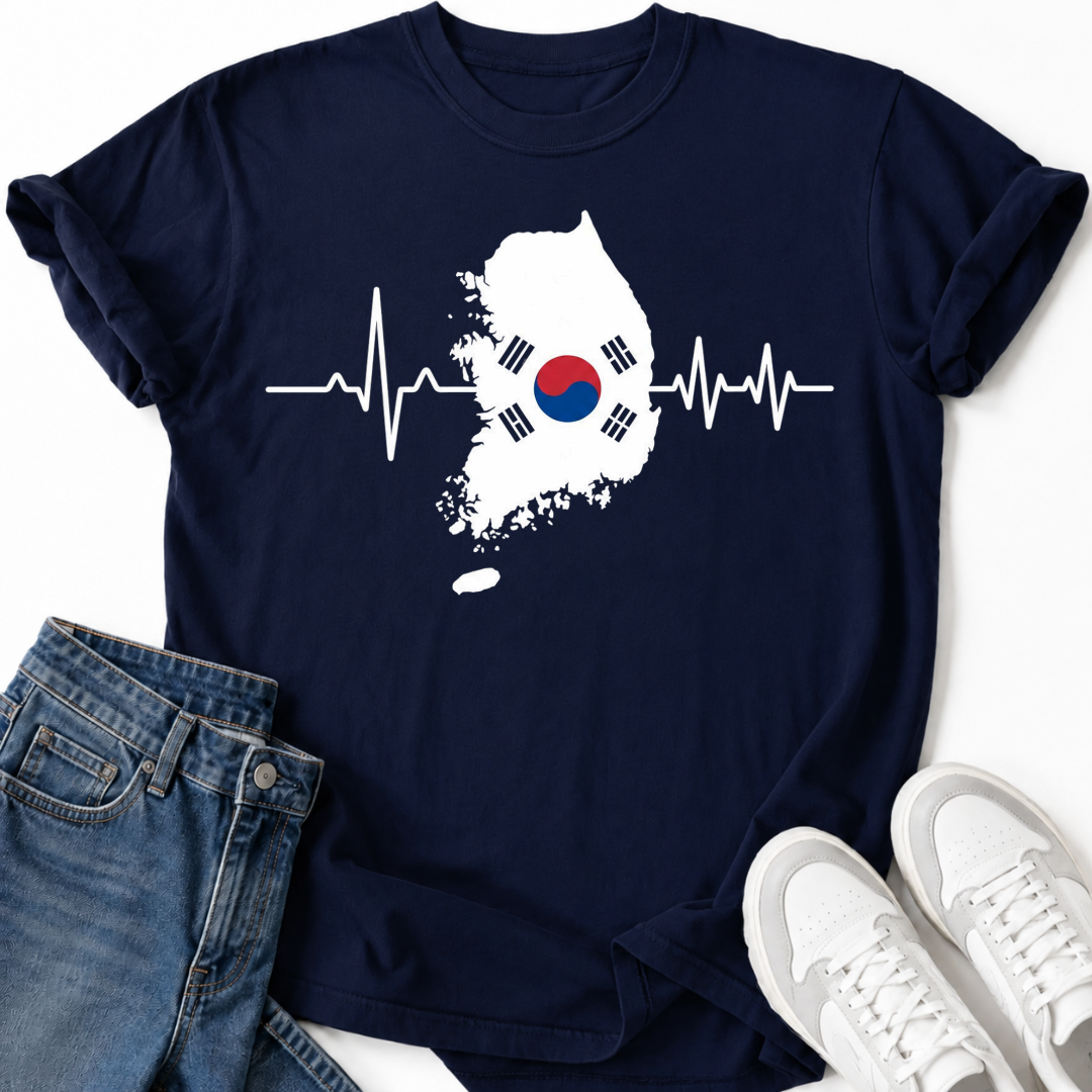 SOUTH KOREA HEARTBEAT T-SHIRT
