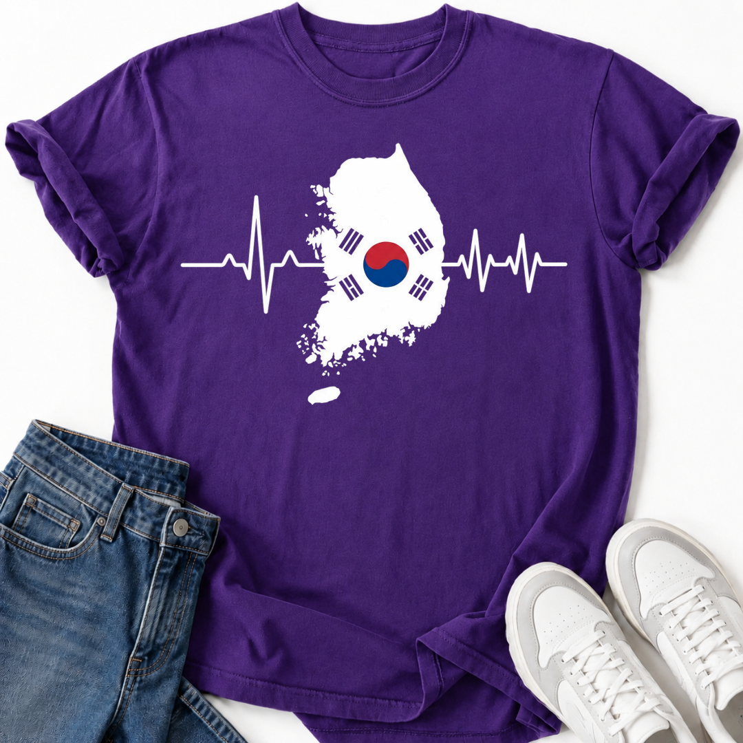 SOUTH KOREA HEARTBEAT T-SHIRT