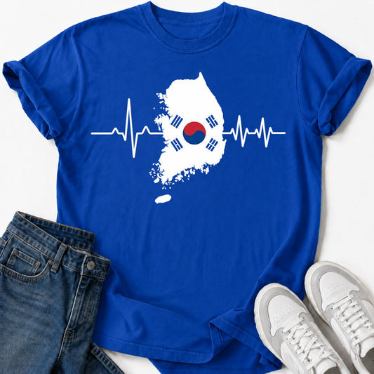 SOUTH KOREA HEARTBEAT T-SHIRT