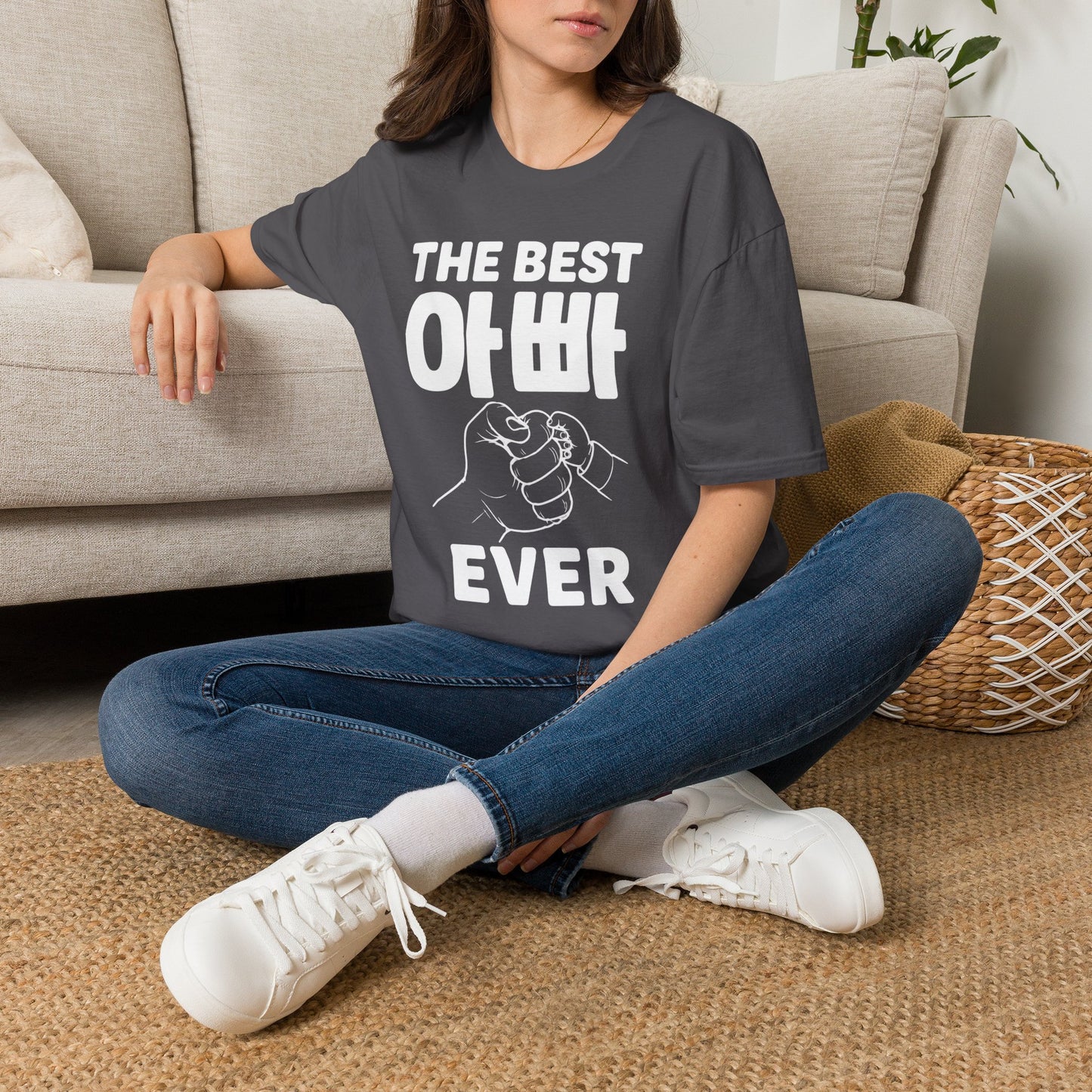 The Best 아빠 Ever T-Shirt — Father's Day Korean Dad Tee