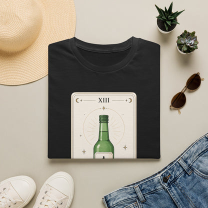 Soju Tarot T-Shirt — Illustrated Bottle 'The Soju' Graphic Tee