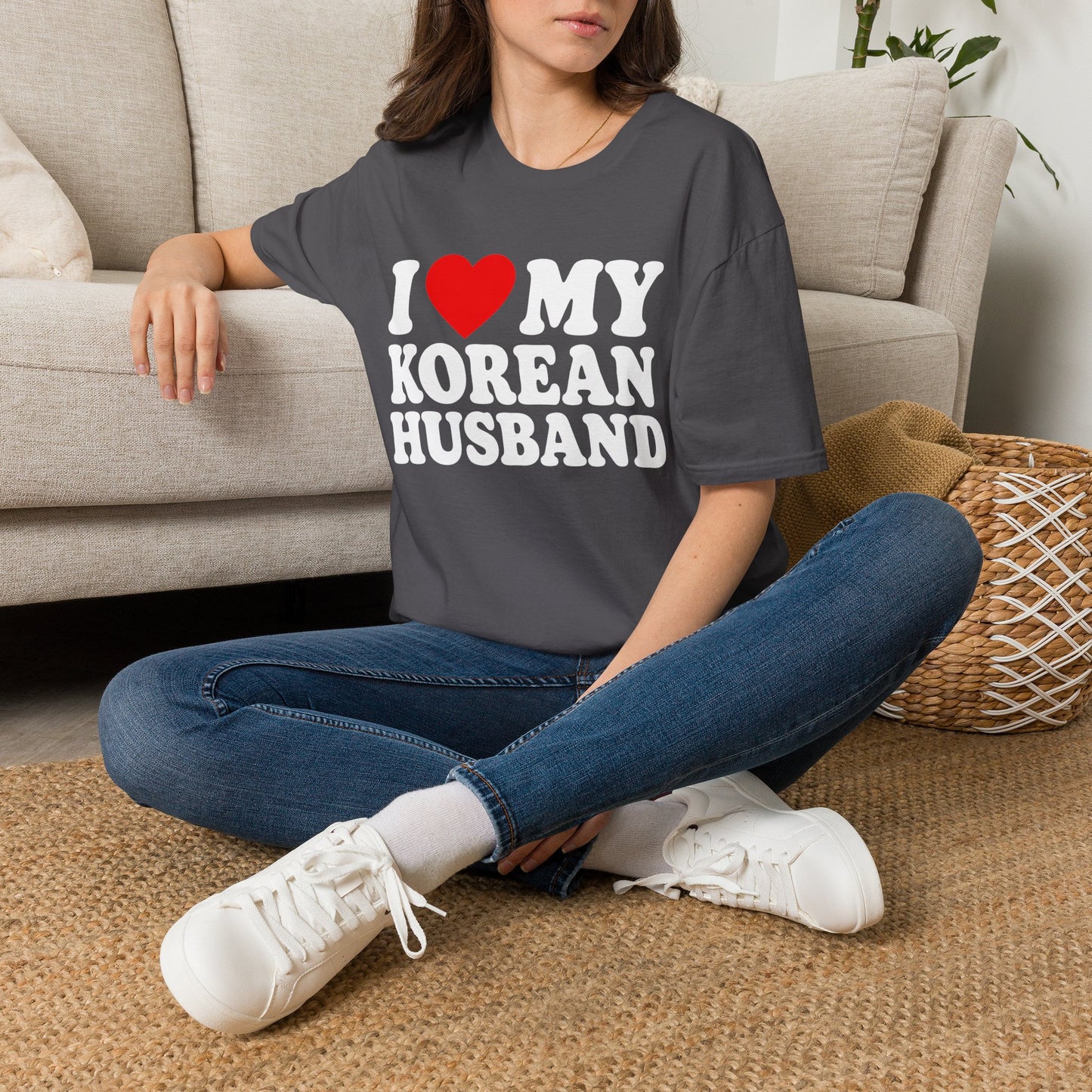 I LOVE MY KOREAN HUSBAND T-SHIRT