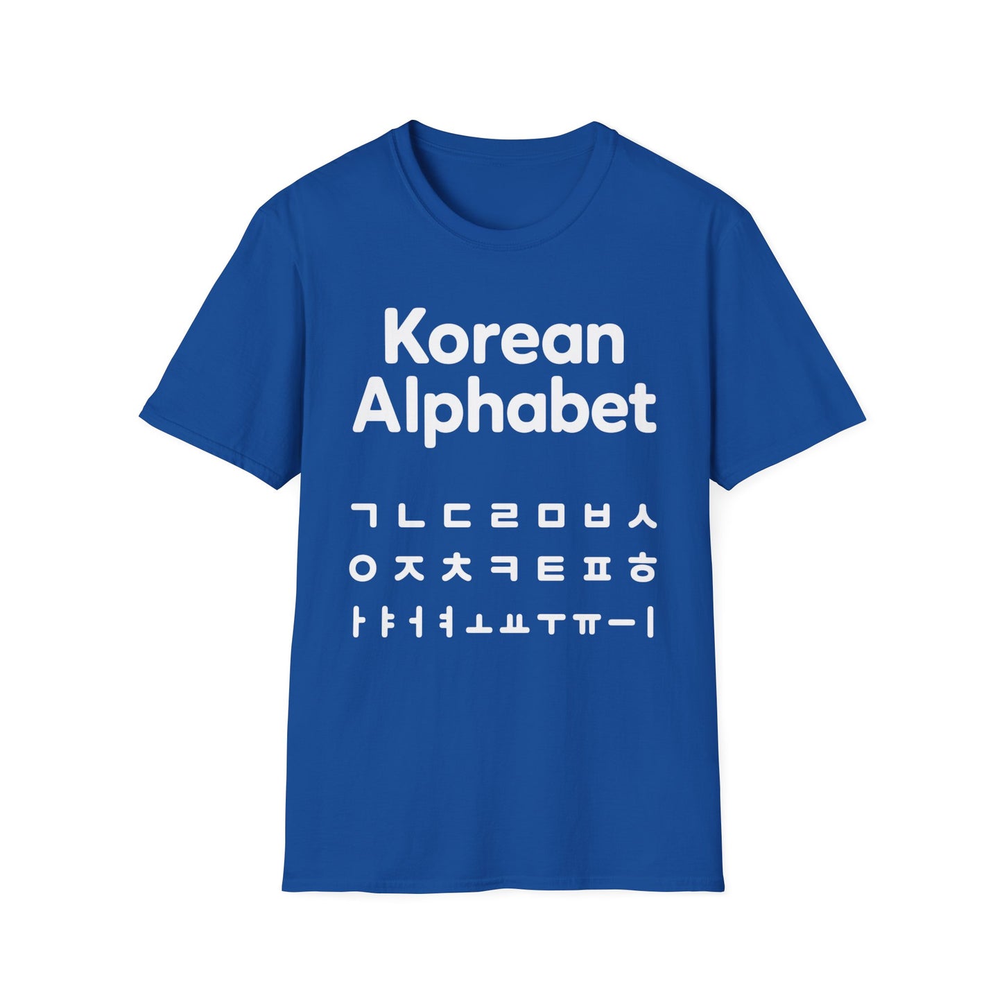 Korean Alphabet T-Shirt — Hangul Learning Graphic Tee