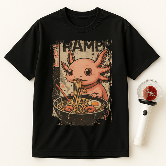 AXOLOTL RAMEN BOWL UNISEX T-SHIRT