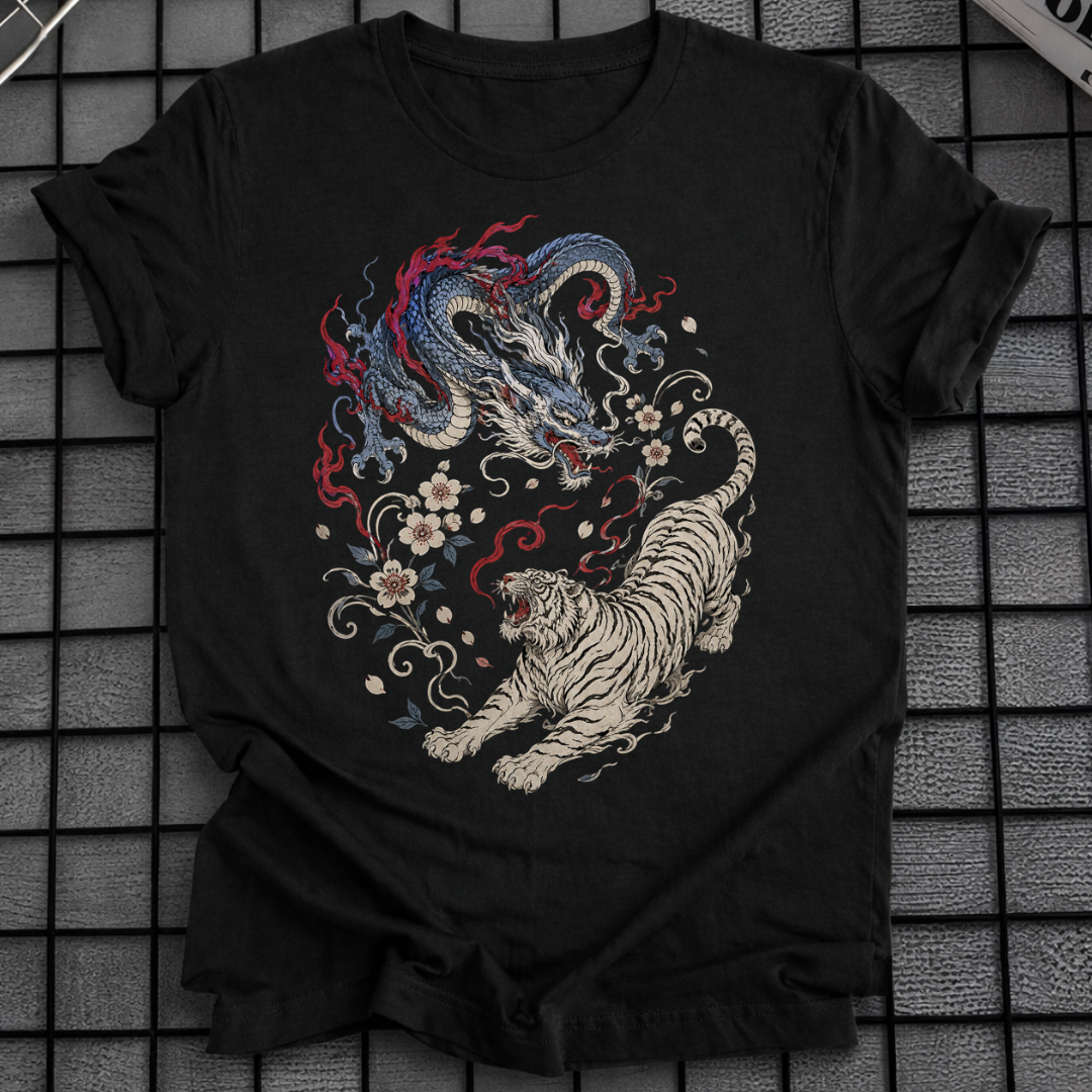 DRAGON AND TIGER T-SHIRT