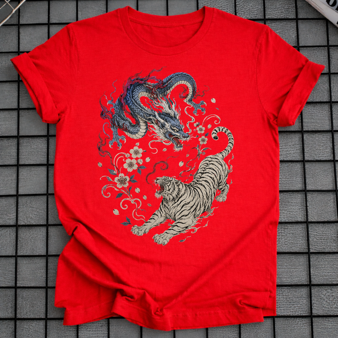 DRAGON AND TIGER T-SHIRT