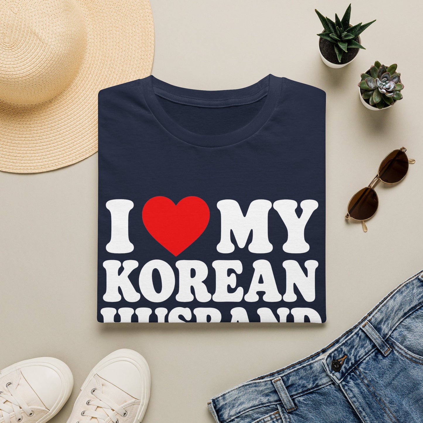 I LOVE MY KOREAN HUSBAND T-SHIRT