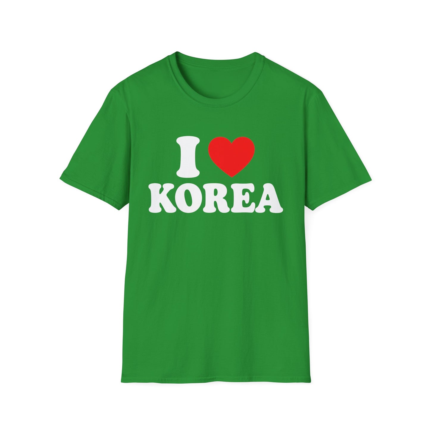 I  Korea T-Shirt — Retro Love Korea Tee for Travelers & K-Style Fans