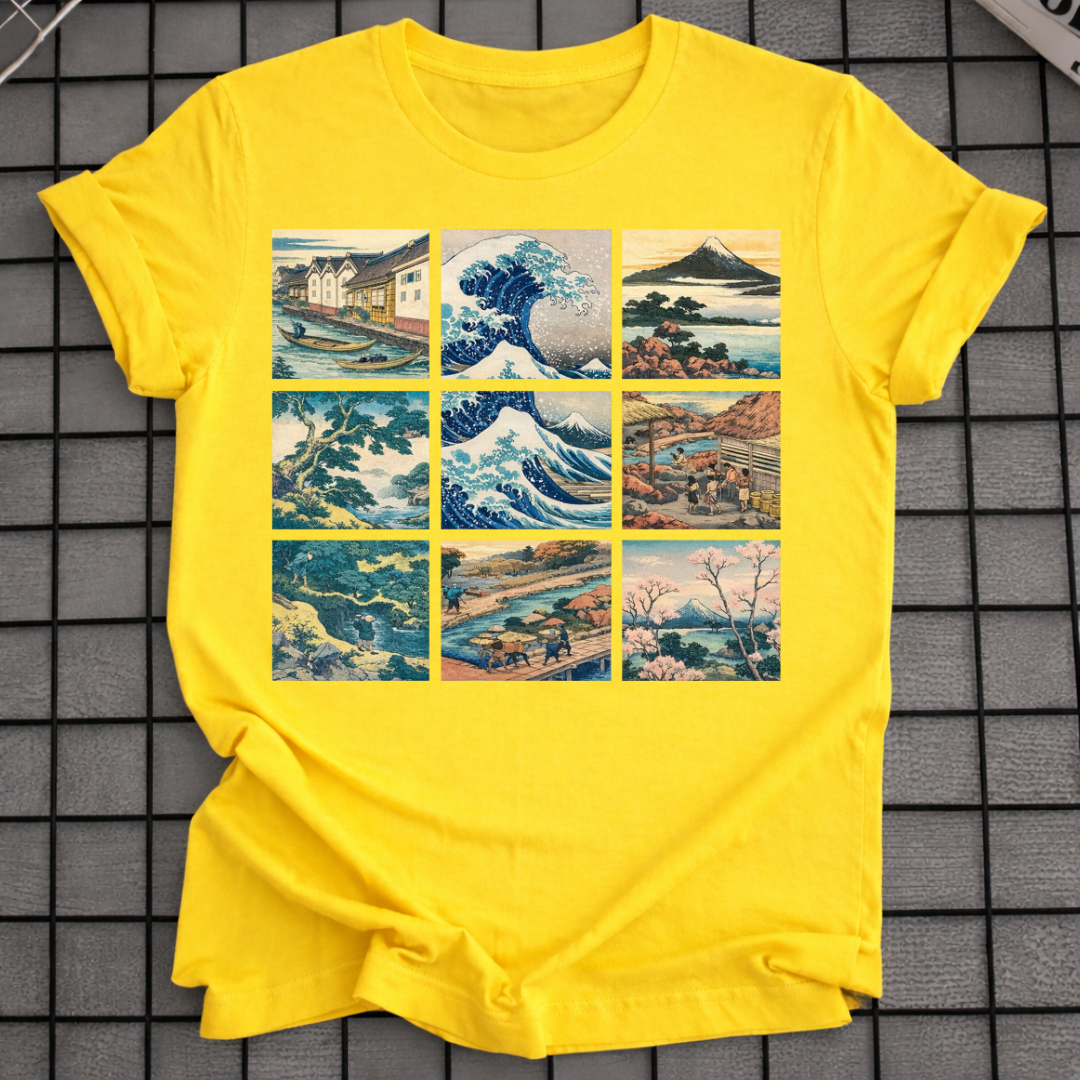 VINTAGE JAPAN KUNST T-SHIRT