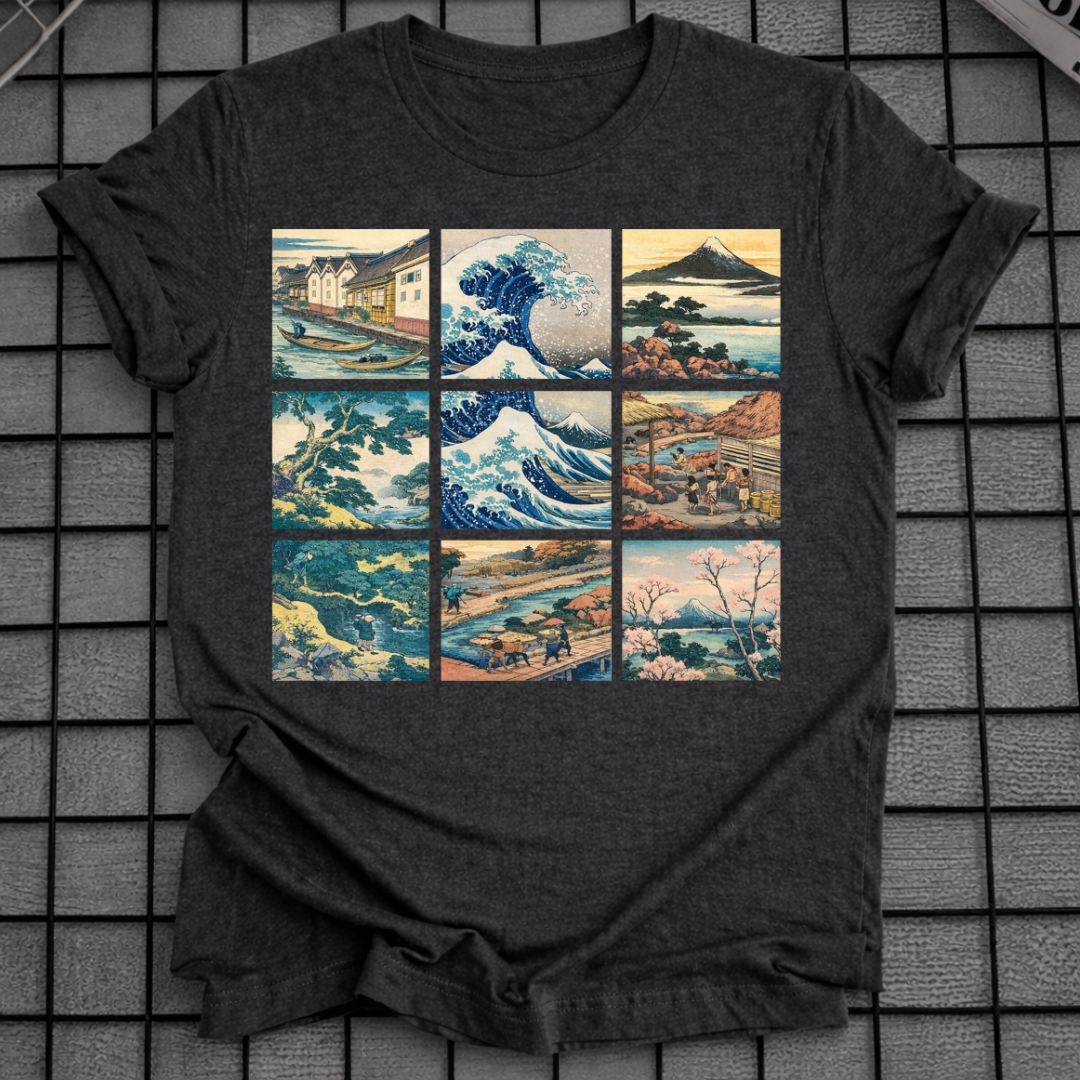 VINTAGE JAPAN KUNST T-SHIRT