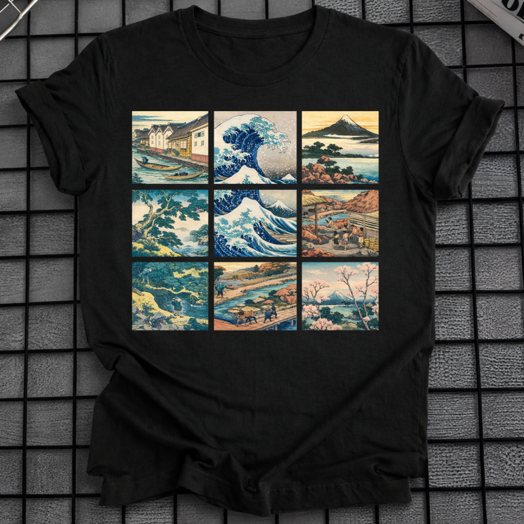 VINTAGE JAPAN KUNST T-SHIRT