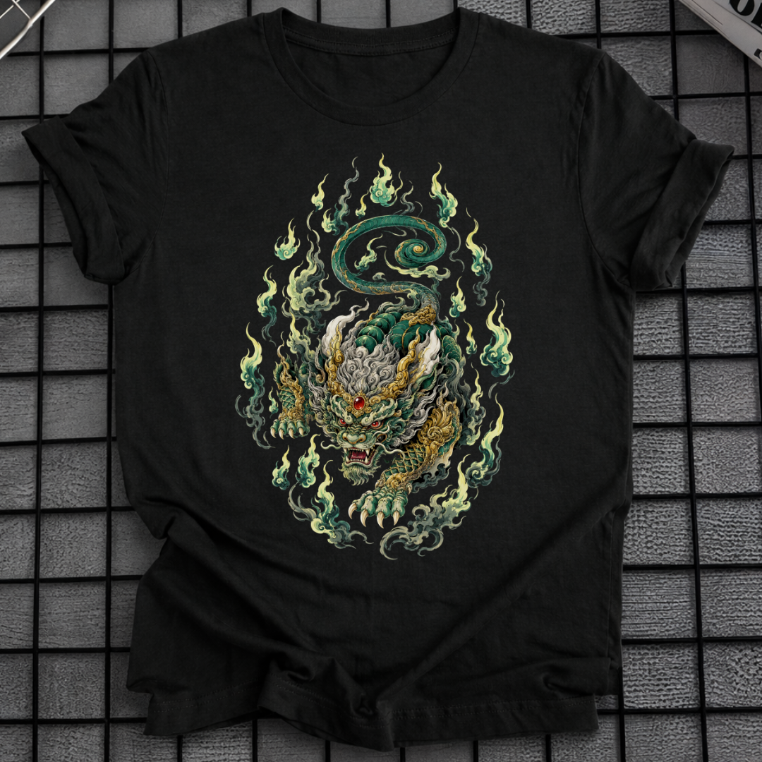 GREEN DRAGON TATTOO T-SHIRT