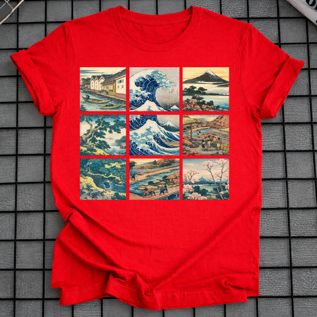 VINTAGE JAPAN KUNST T-SHIRT