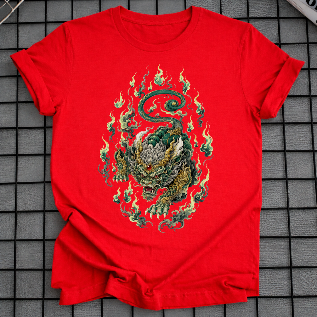 GREEN DRAGON TATTOO T-SHIRT